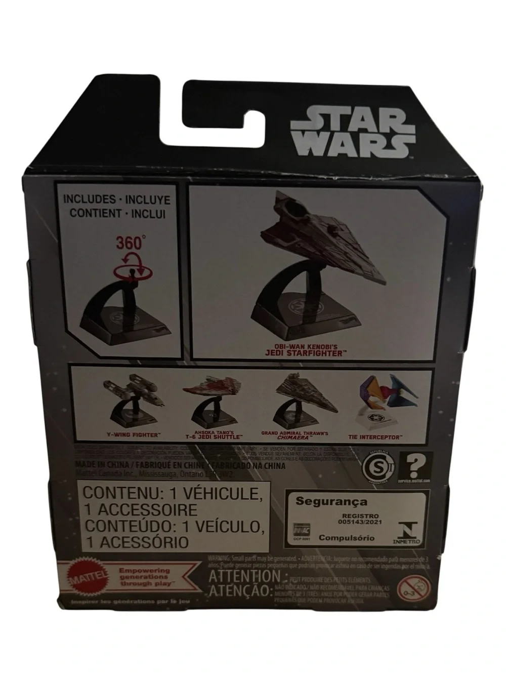 Star Wars Obi-Wan Kenobi’s Jedi Starfighter Hot Wheels Starships Select Diecast